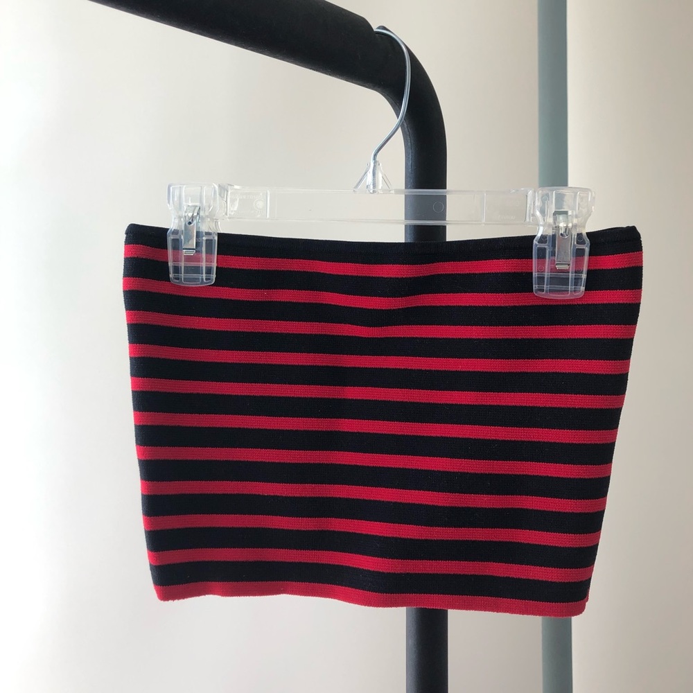 babaton (aritzia) striped tube top